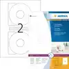 ETIKET HERMA 4471 CD 116MM WIT OPAQUA