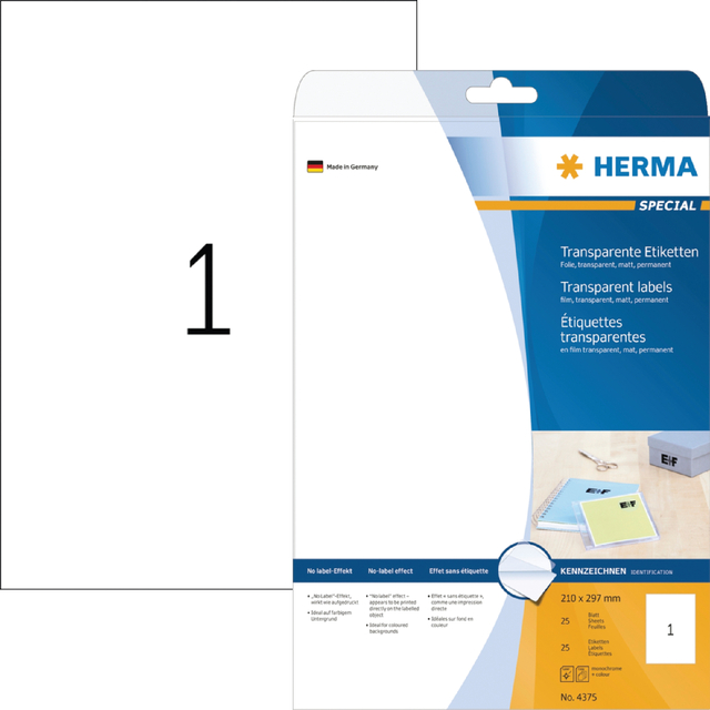 ETIKET HERMA 4375 210X297MM A4