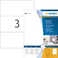 ETIKET HERMA 4664 210X99MM GEPERFOREERD