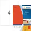 ETIKET HERMA 4397 105X148MM A6 ROOD