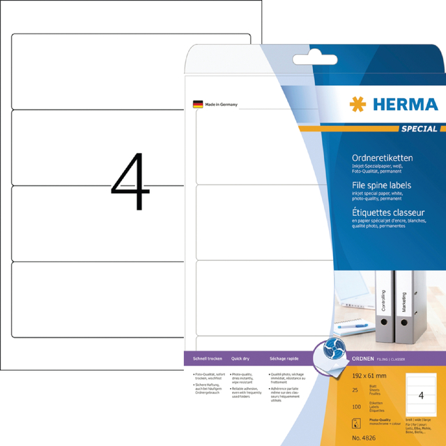 RUGETIKET HERMA 5095 BREED 61X192MM