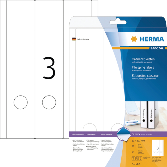 RUGETIKET HERMA 5135 BREED/ LANG