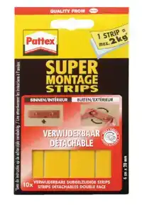 SUPERMONTAGESTRIP PATTEX 2KG