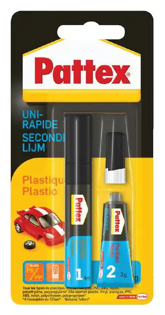 SECONDELIJM PATTEX ALL PLASTIC TUBE 2GR