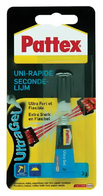 SECONDELIJM PATTEX ULTRA GEL TUBE 3GR