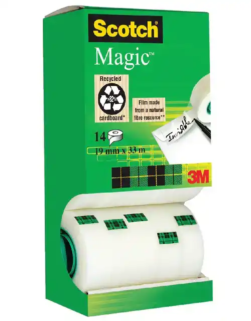 PLAKBAND SCOTCH MAGIC 810 19MMX33M MAT