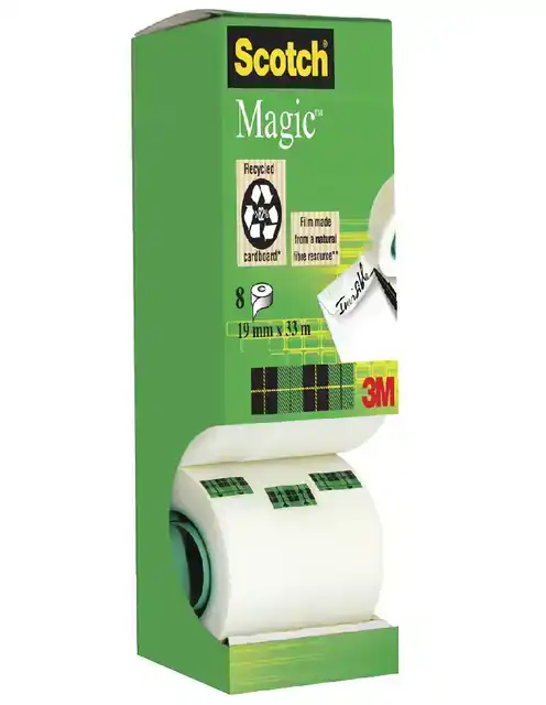 PLAKBAND SCOTCH MAGIC 810 19MMX33M MAT