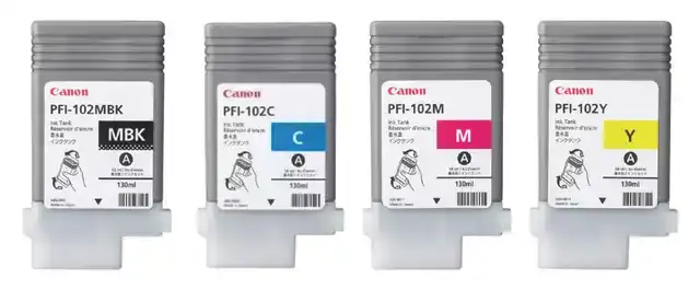 INKTCARTRIDGE CANON PFI-102 ZWART