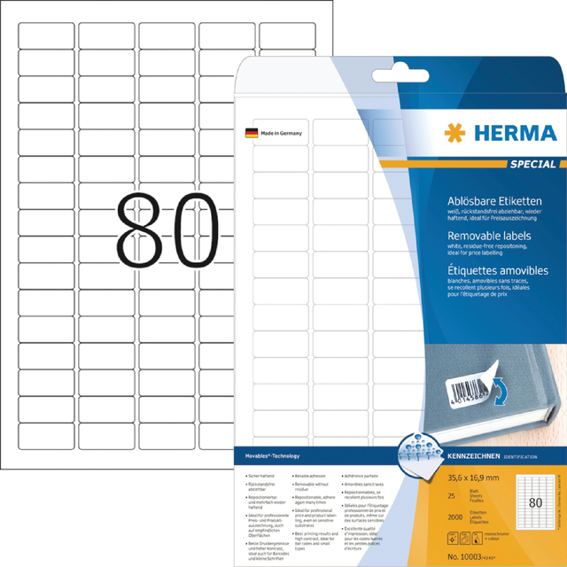 ETIKET HERMA 10003 35.6X16.9MM