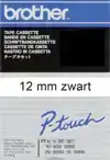 LABELTAPE BROTHER PTOUCH TC201 12MM WIT