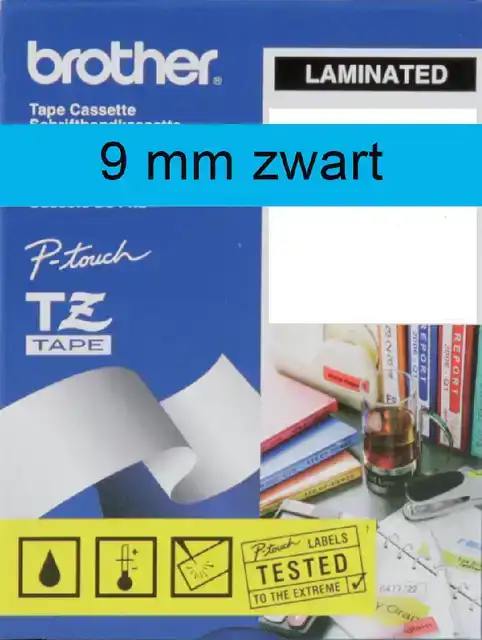 LABELTAPE BROTHER PTOUCH TZE521 9MM