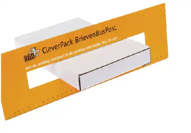 BRIEVENBUSBOX CLEVERPACK A4 KARTON WIT