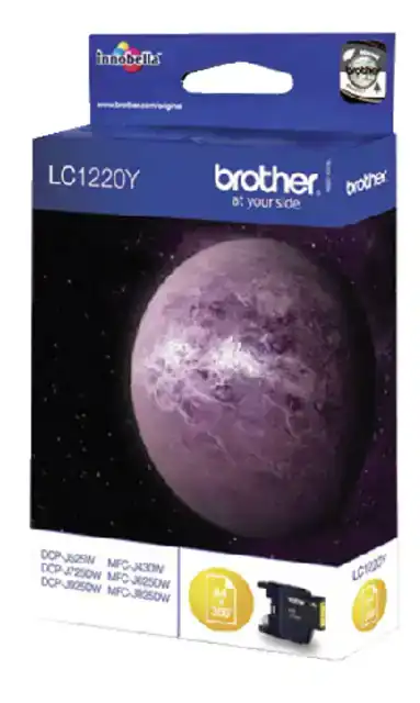 INKTCARTRIDGE BROTHER LC-1220Y GEEL