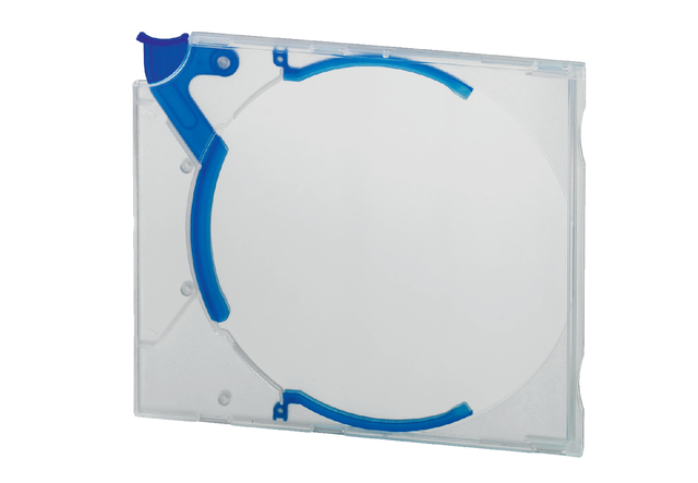 CD OPBERGBOX QUICKFLIP STANDAARD BLAUW