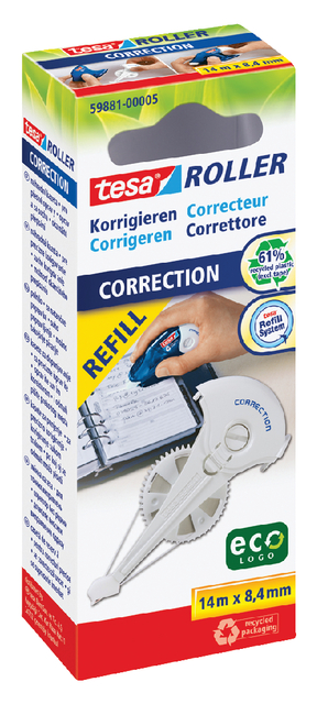 CORRECTIETAPE NAVULLING TESA ECO 8.4MM