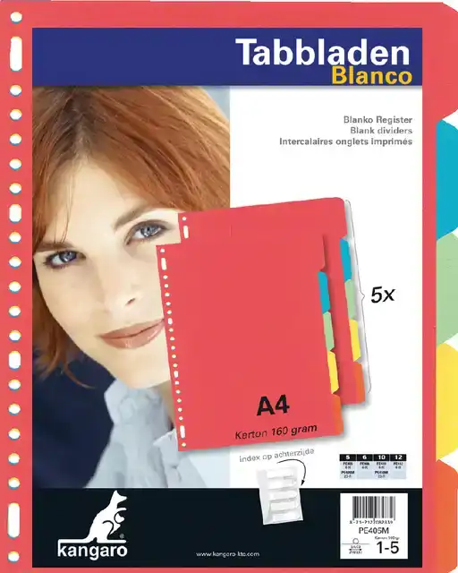 TABBLAD KANGARO 23R PE405M 5 DELIG ASS