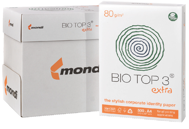 KOPIEERPAPIER BIOTOP 3 A4 80GR NATUREL