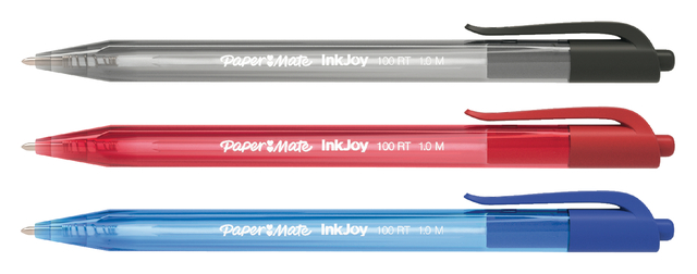 BALPEN PAPERMATE INKJOY 100 RT M ZWART