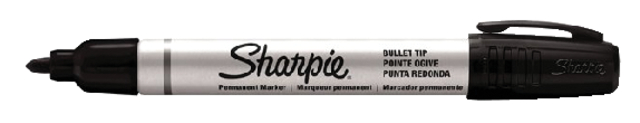 VILTSTIFT SHARPIE PRO 1.5-3MM ZWART