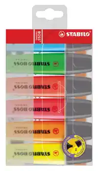 MARKEERSTIFT STABILO BOSS 70/6 6ST