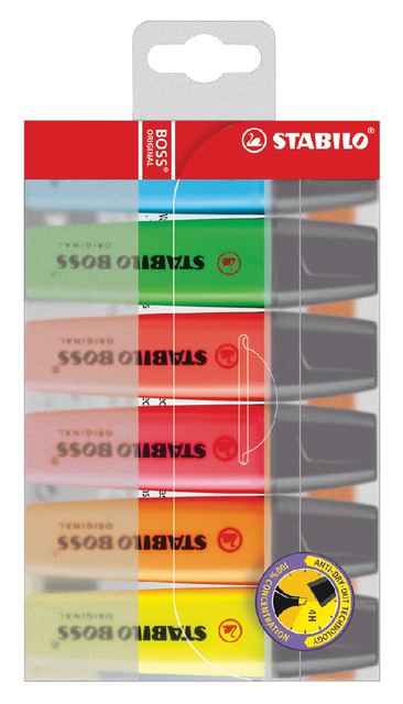 MARKEERSTIFT STABILO BOSS 70/6 6ST