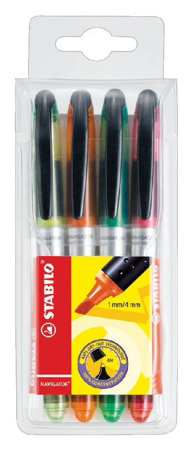 MARKEERSTIFT STABILO NAVIGATOR 545/4
