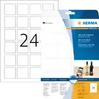 ETIKET HERMA 9642 40X40MM QR-CODE WIT