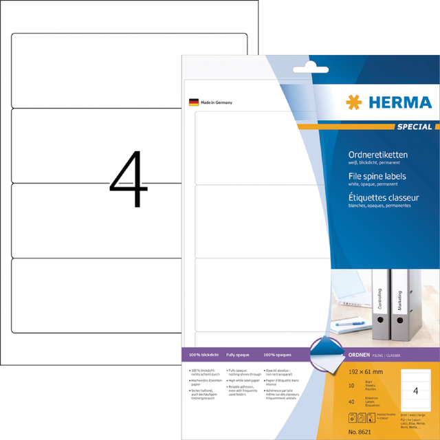 RUGETIKET HERMA 8621 BREED 61X192MM