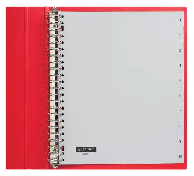 TABBLAD QUANTORE A4 23R PP 1-10 EXTRA