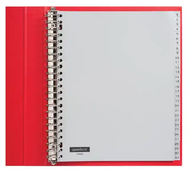 TABBLAD QUANTORE A4 23R PP 1-31 EXTRA