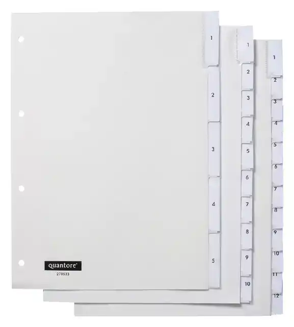TABBLAD QUANTORE 4R PP 10DELIG