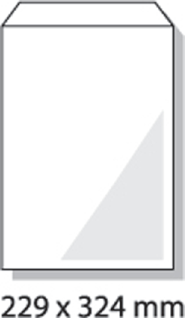 ENVELOP HERMES AKTE C4 229X324 25ST WIT