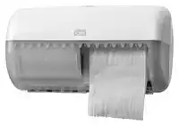 TOILETPAPIERDISPENSER TORK T4 DUO WIT