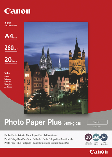 FOTOPAPIER CANON SG-201 A4 260GR SEMI