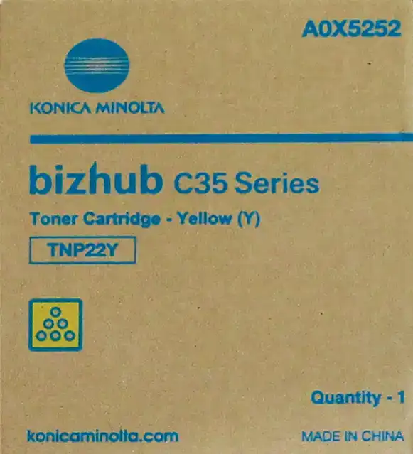 TONERCARTRIDGE MINOLTA BIZHUB C35 GEEL