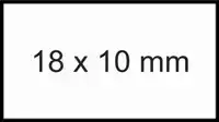 PRIJSETIKET 10X18MM SATO PB1 AFNEEMBAAR