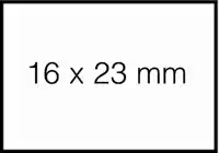 PRIJSETIKET 16X23MM SATO DUO 20