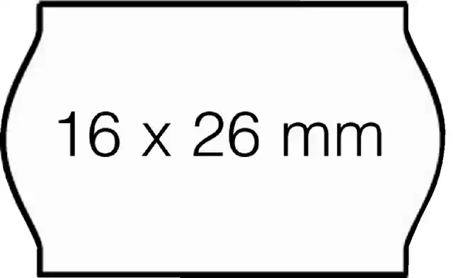 PRIJSETIKET 16X26MM OPEN-DATA S14/SATO