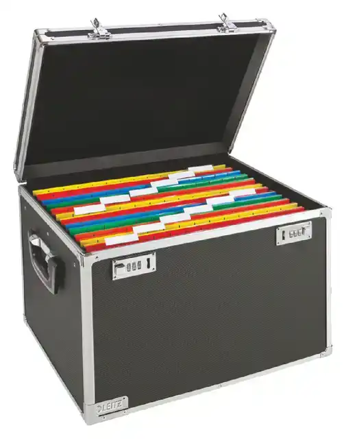 HANGMAPPENKOFFER LEITZ A4 ZWART