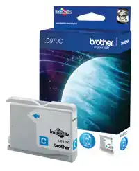 INKTCARTRIDGE BROTHER LC-970C BLAUW