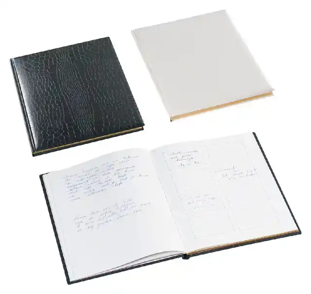 RECEPTIEALBUM BREPOLS BELLEGANZA WIT