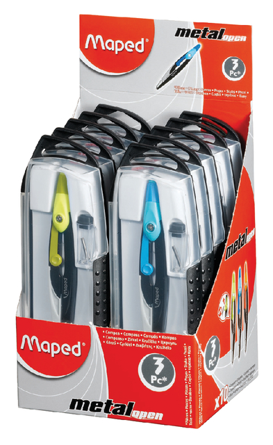 PASSER MAPED METAAL 3DELIG ASSORTI