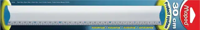 LINIAAL MAPED ALUMINIUM 30CM