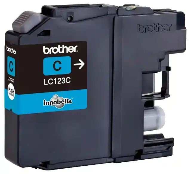 INKTCARTRIDGE BROTHER LC-123C BLAUW