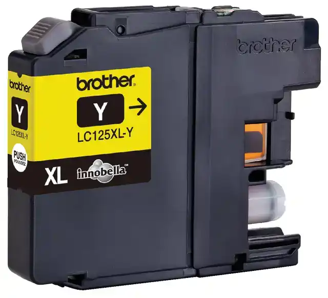 INKTCARTRIDGE BROTHER LC-125XLY GEEL