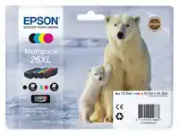 INKTCARTRIDGE EPSON 26XL T2636 ZWART +