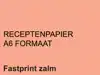 RECEPTPAPIER FASTPRINT A6 80GR ZALM