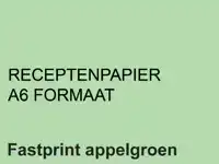 RECEPTPAPIER FASTPRINT A6 80GR