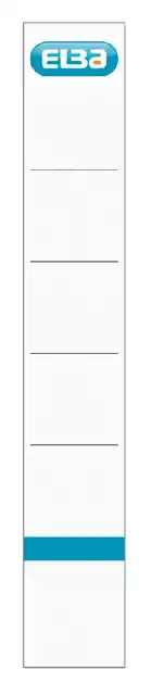 RUG INSTEEKKAART ELBA SMAL 30X190MM WIT