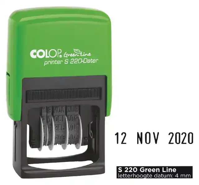 DATUMSTEMPEL COLOP PRINTER S 220 GREEN